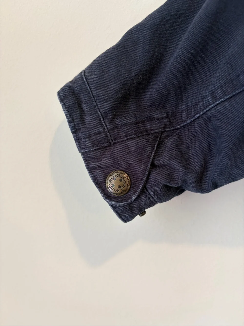 OshKosh B'gosh Vintage Navy Kids Barn Jacket Fleece Lined 24months